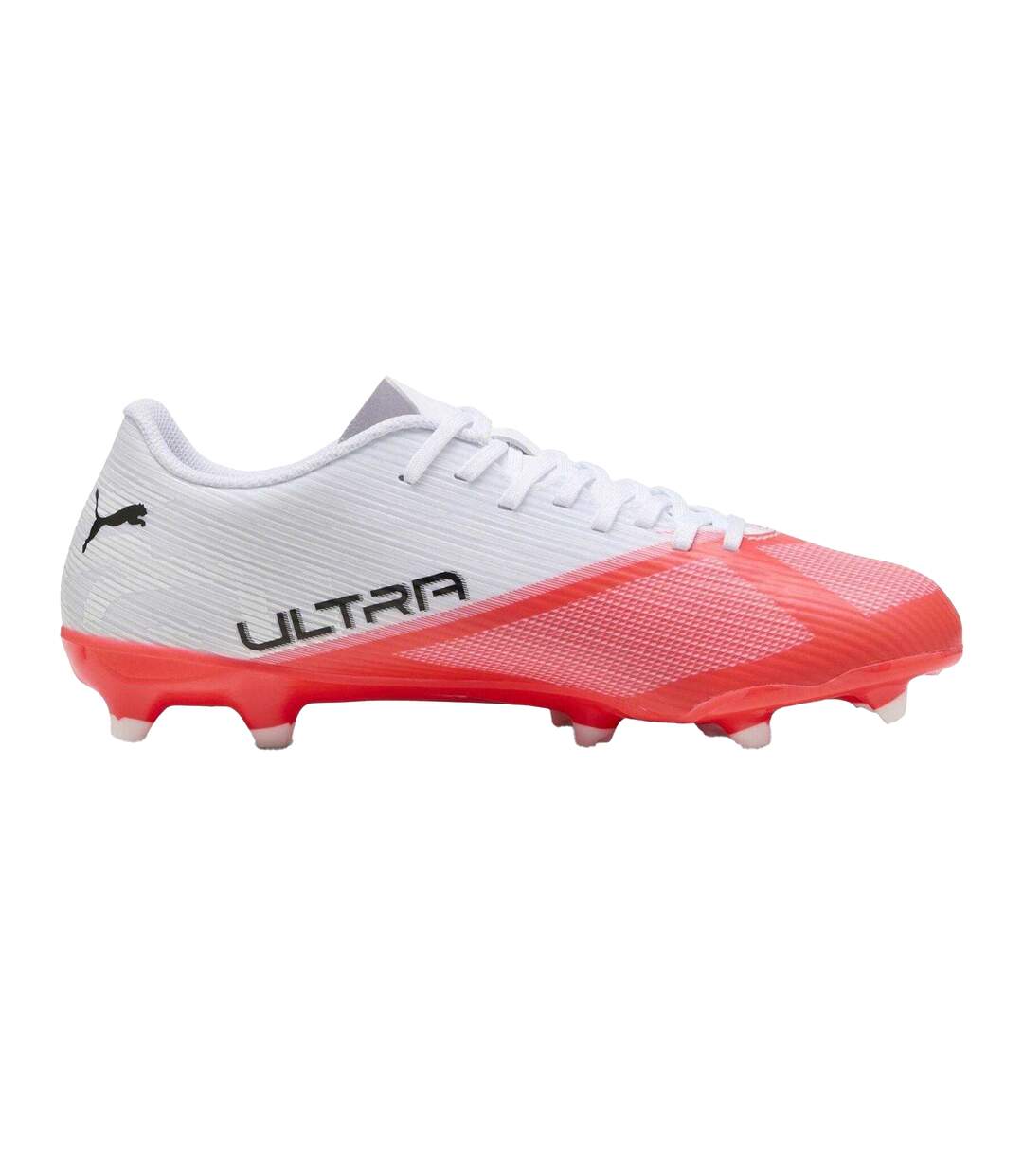 Mens Ultra 7.4 Firm Ground Football Boots White Red Puma-1