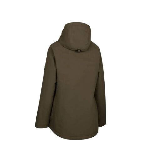 Womens/ladies carlotta raincoat dark vine Trespass