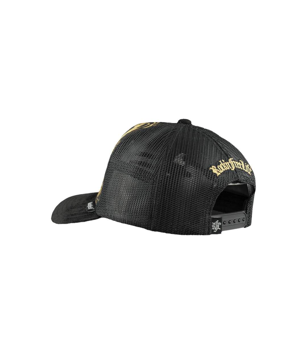 Casquette trucker imprimée avec filet Baroque Rock'n Free Life-4