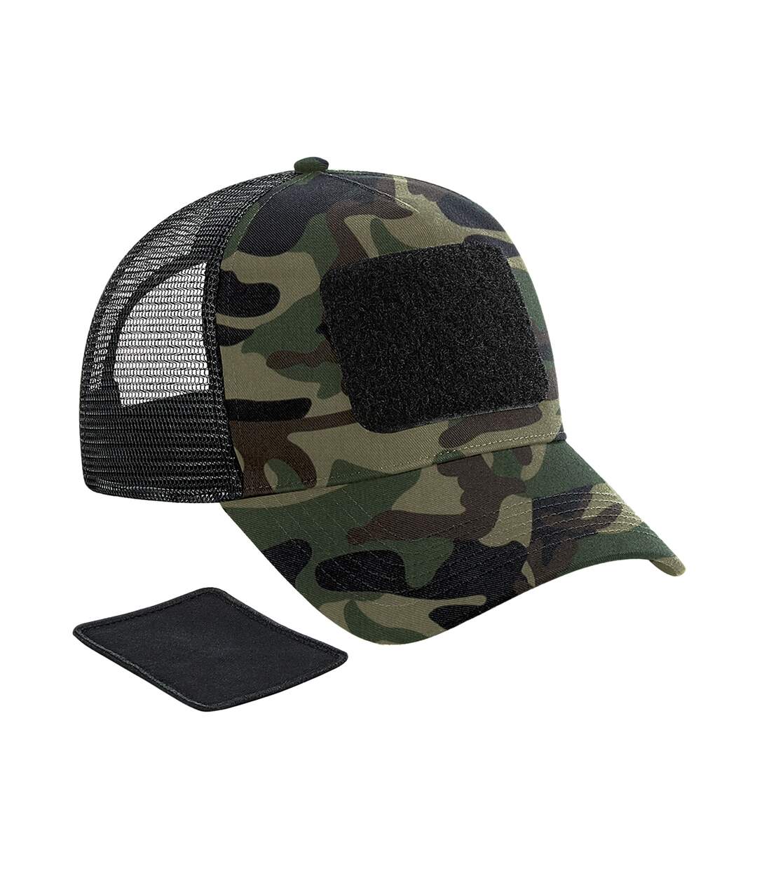 Casquette trucker vert jungle Beechfield-1