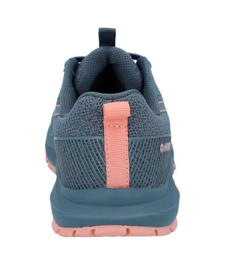 Baskets Geo Nakuru Femme Gris Bleu Foncé Corail Hi-Tec