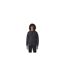 Mens Parthian Cotton Blend Drawstring Hoodie Black Pretty Green-1
