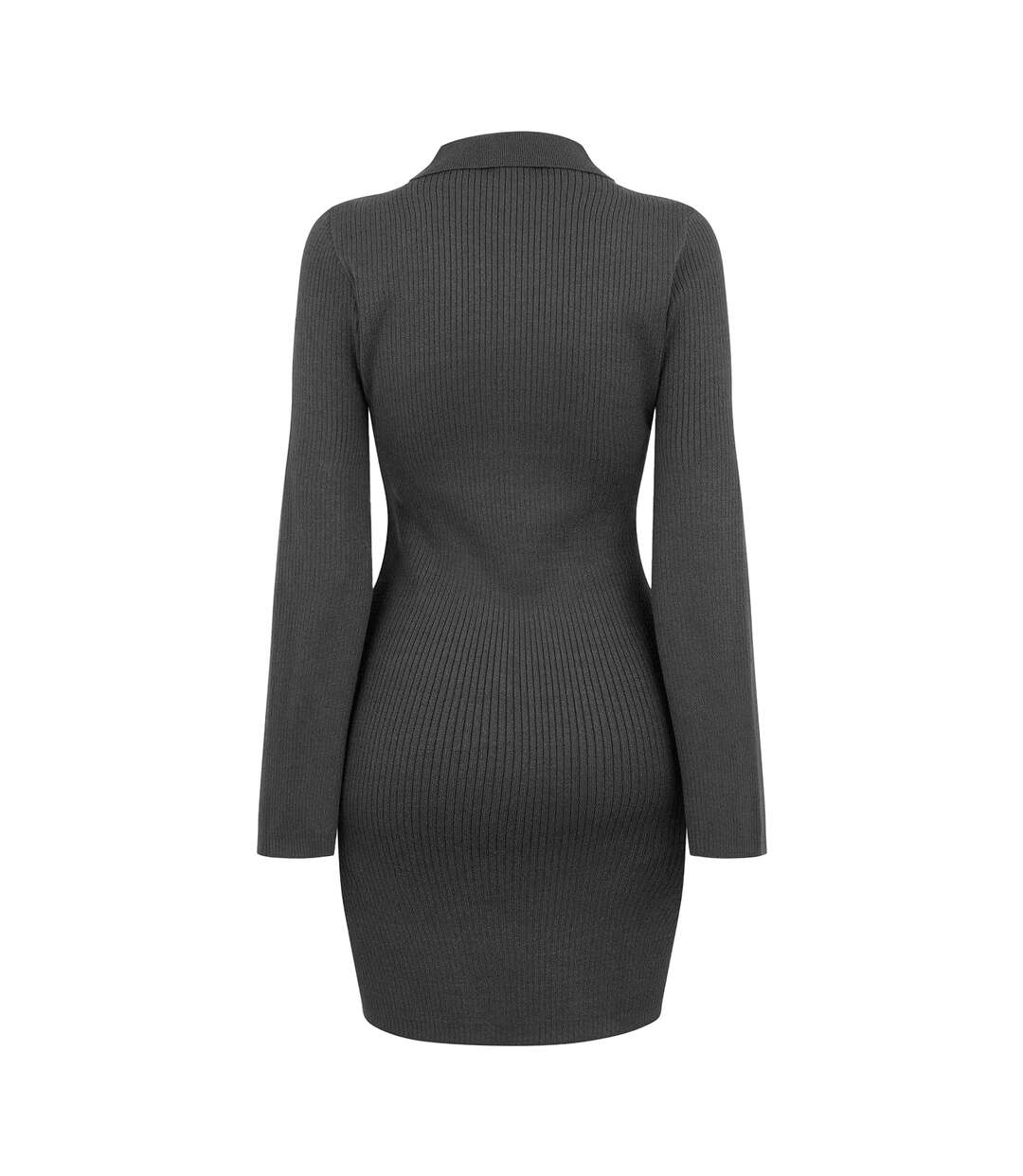 Robe Chemisier Courte Femme Gris Jack Wills-2