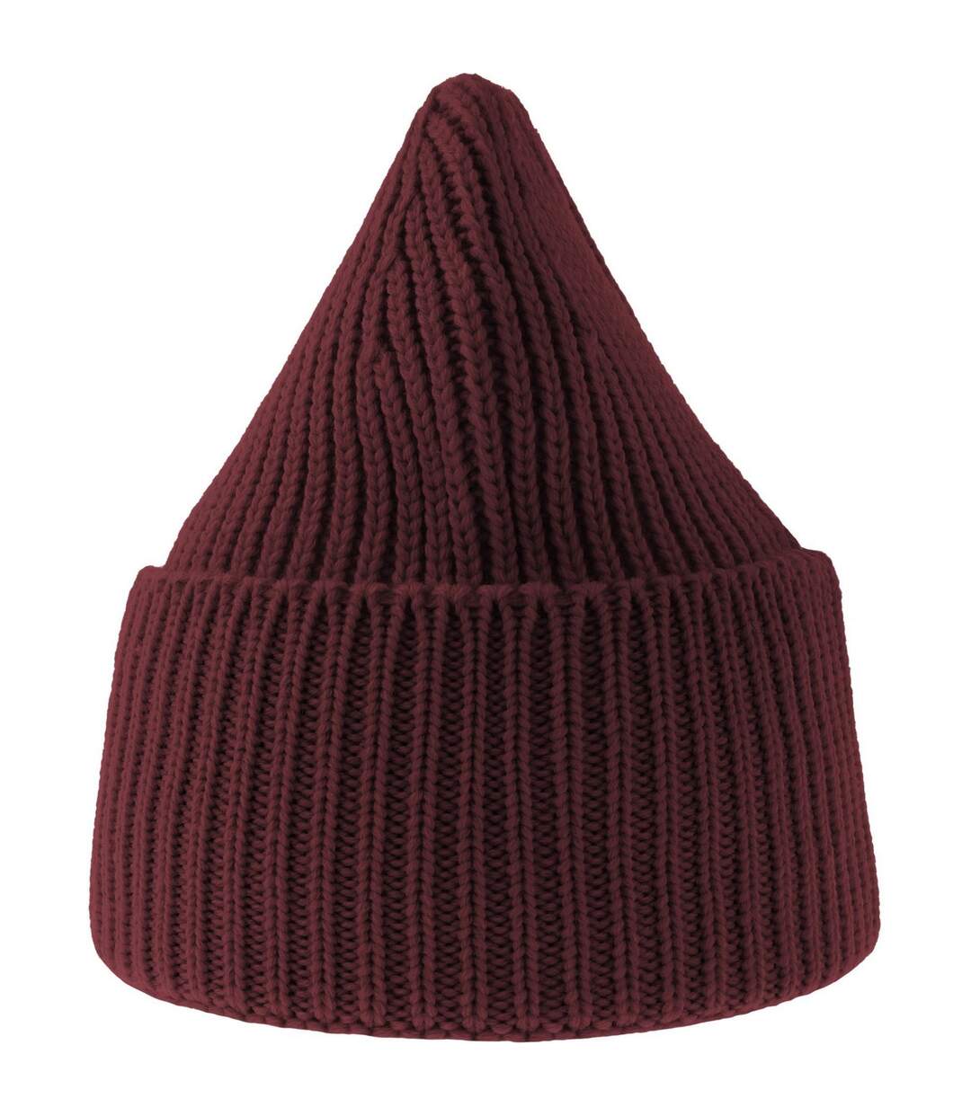 Bonnet oak adulte bordeaux chiné Atlantis