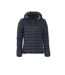 Womens/ladies Hudson Padded Jacket Dark Navy Clique-1