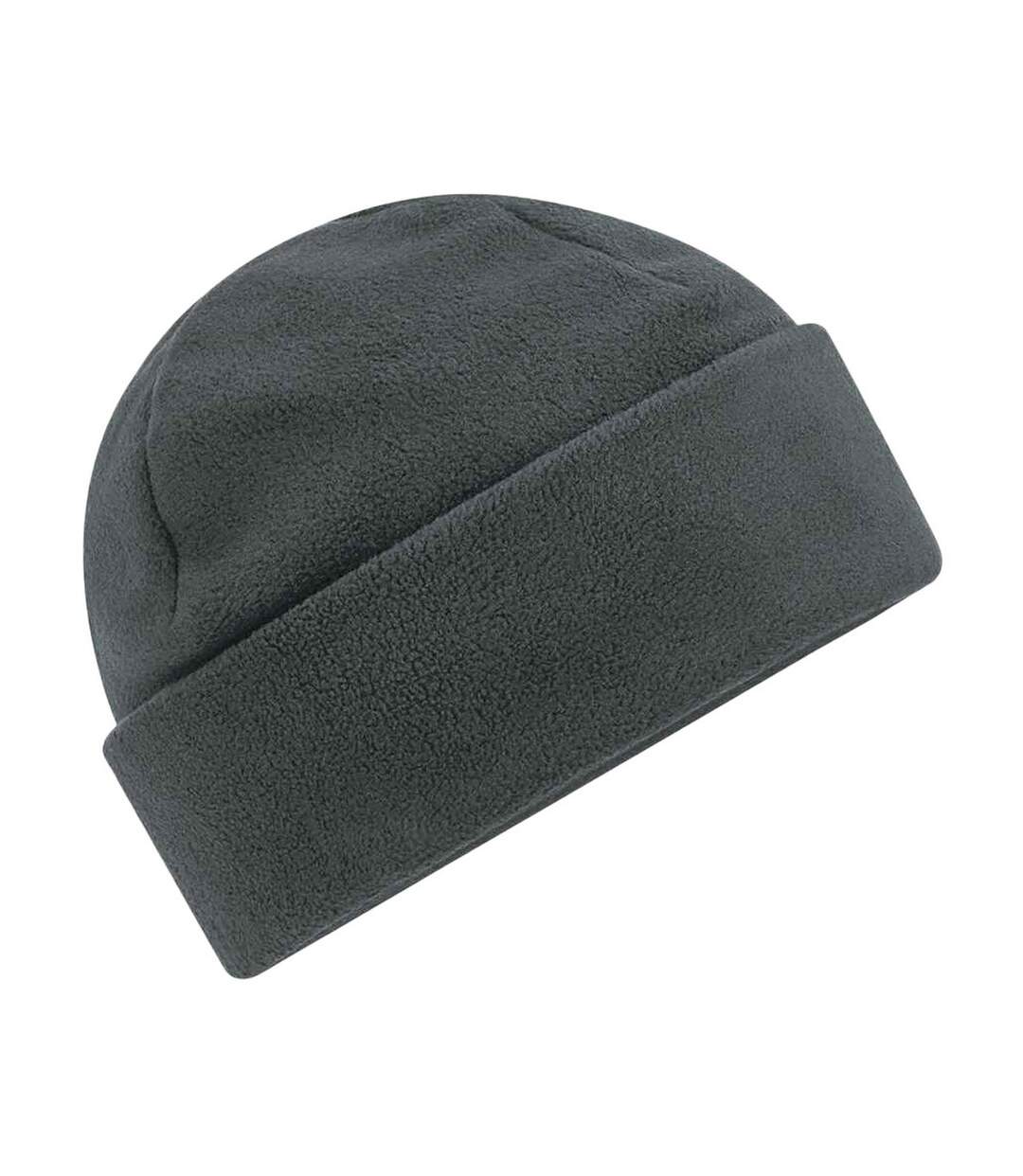 Recycled fleece beanie steel grey Beechfield-1