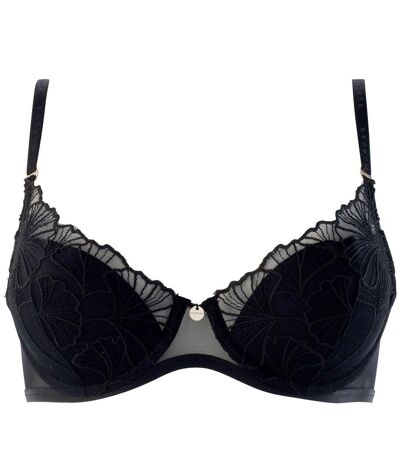 Soutien-gorge ampliforme coque moulée noir Maud