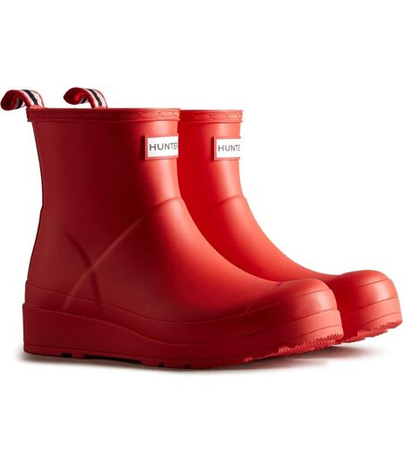 Bottes De Pluie Play Short Femme Rouge Hunter