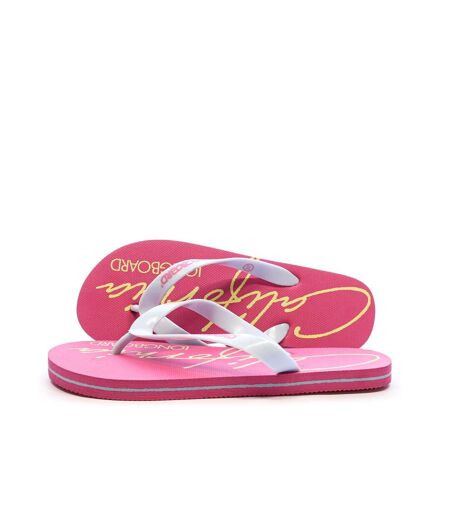 Tongs rose fluo femme longboard lilas