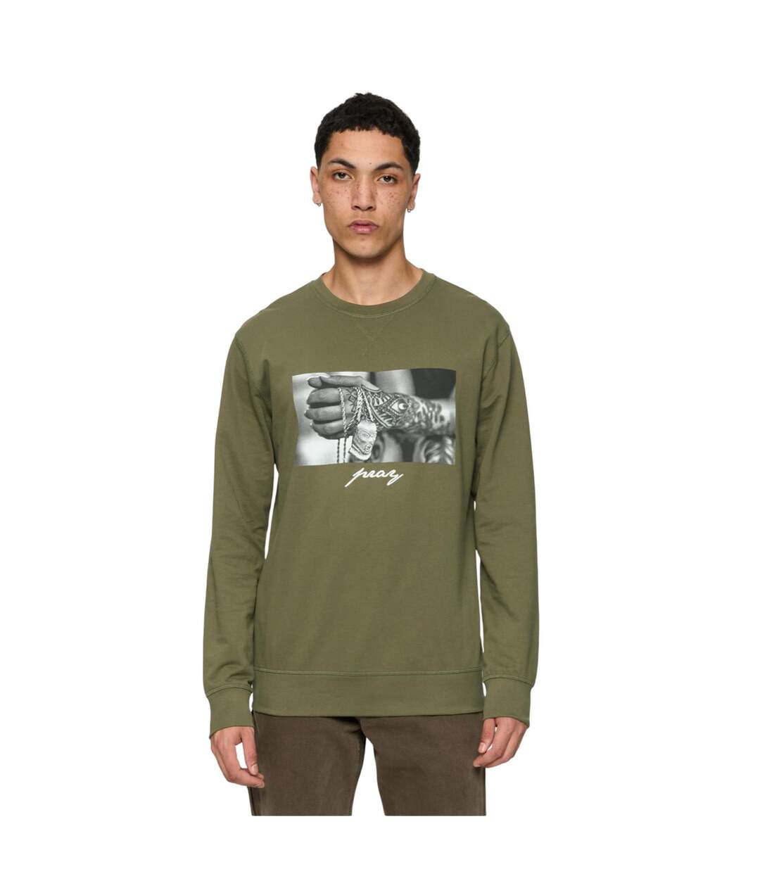 Olive Mister Tee-1