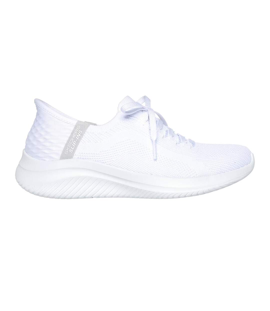 Chaussures Ultra Flex 3.0 Femme Blanc Gris Clair Skechers-1