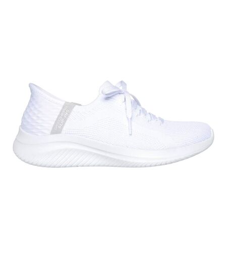 Chaussures Ultra Flex 3.0 Femme Blanc Gris Clair Skechers