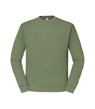 Fruit of the Loom Mens Classic 80/20 Set-in Sweatshirt (Classic Olive) - UTRW7886