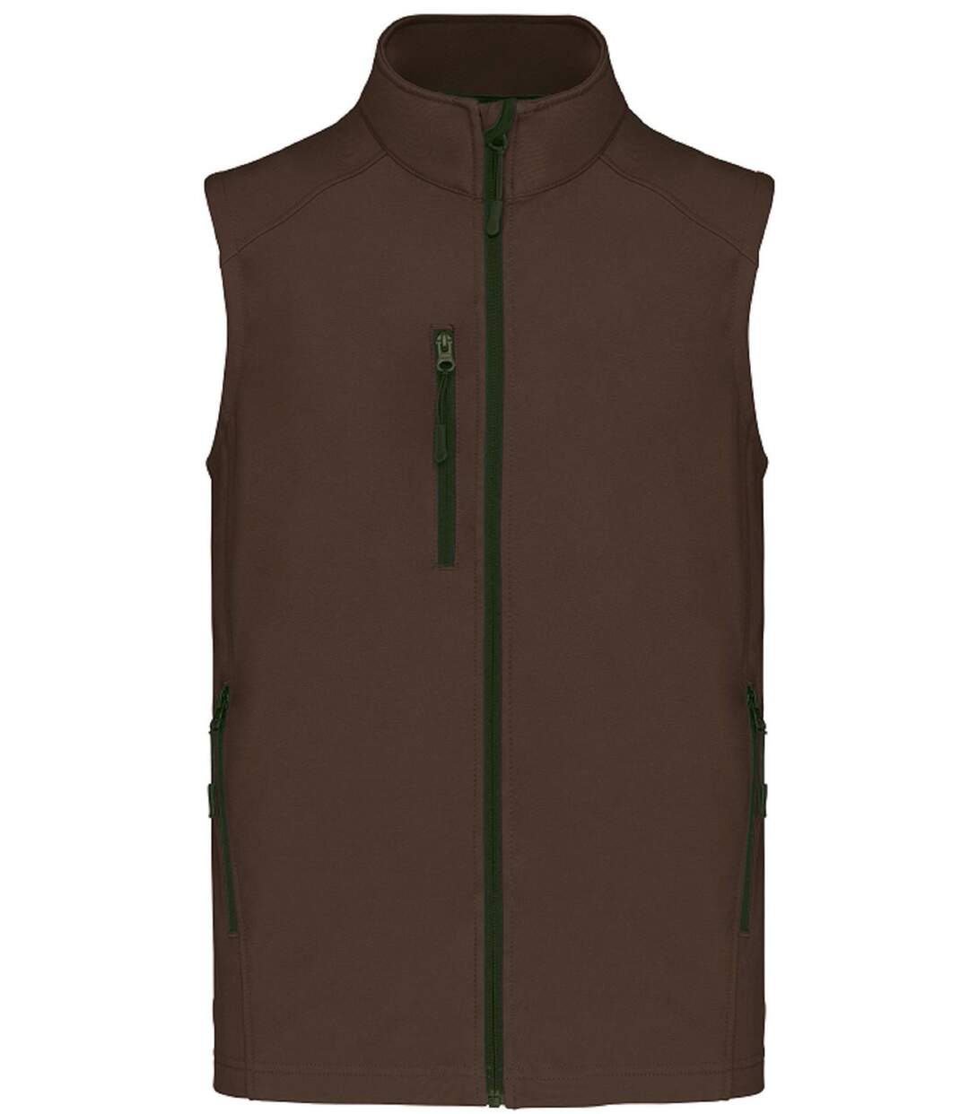 Bodywarmer softshell - gilet sans manches - K403 - marron - Homme