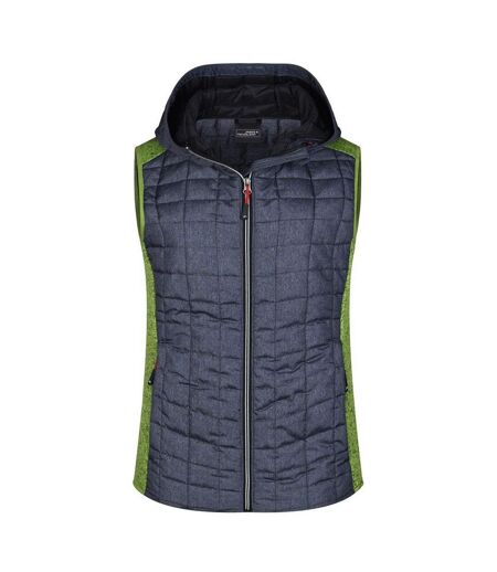 Veste Hybride Femme Jaune Vif Anthracite James And Nicholson
