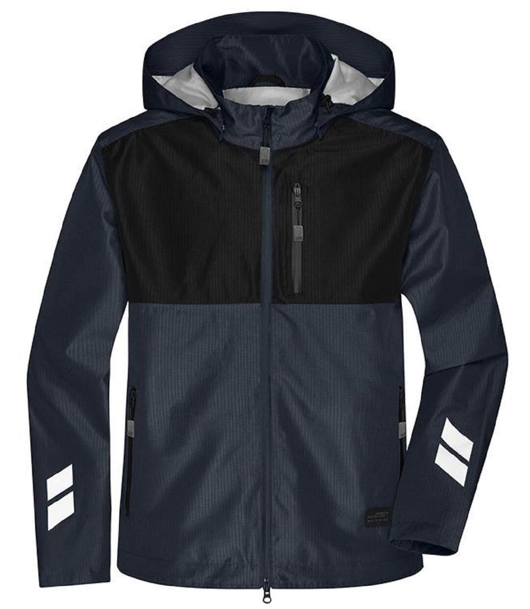 Veste de travail Hardshell - Unisexe - JN1814 - carbone et noir