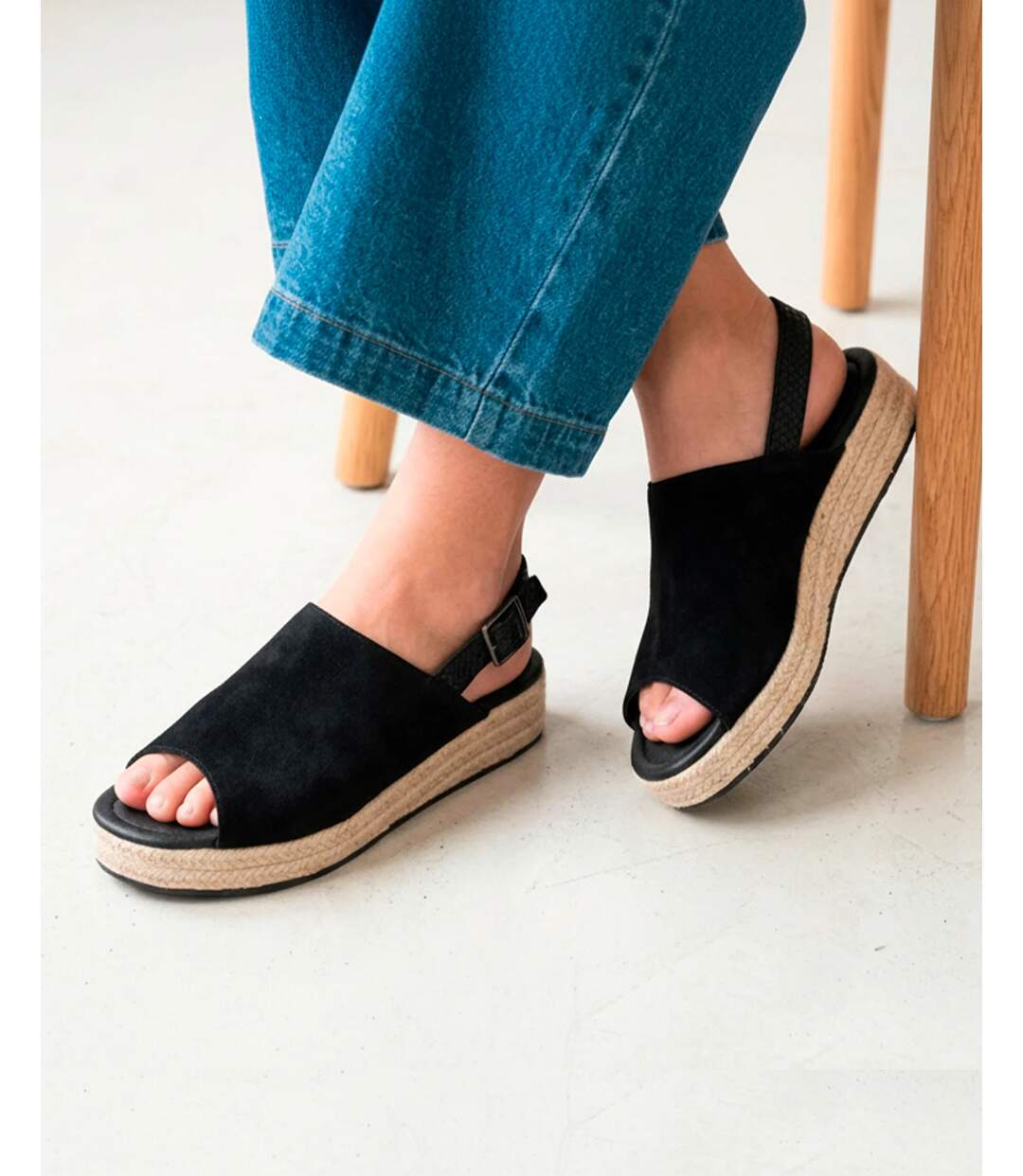 Isotoner Sandales femme semelle à mémoire de forme talon 3,5 cm-2
