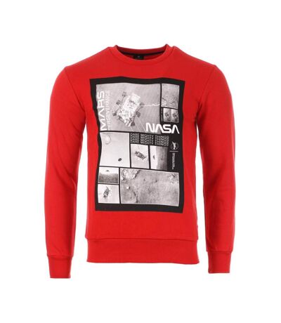 Sweat Rouge Homme Nasa MARS06S - S