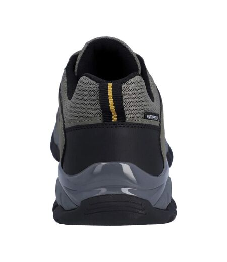 Chaussures Montantes De Randonnée Campana Homme Vieux Vert Kaki Jaune Hi-Tec