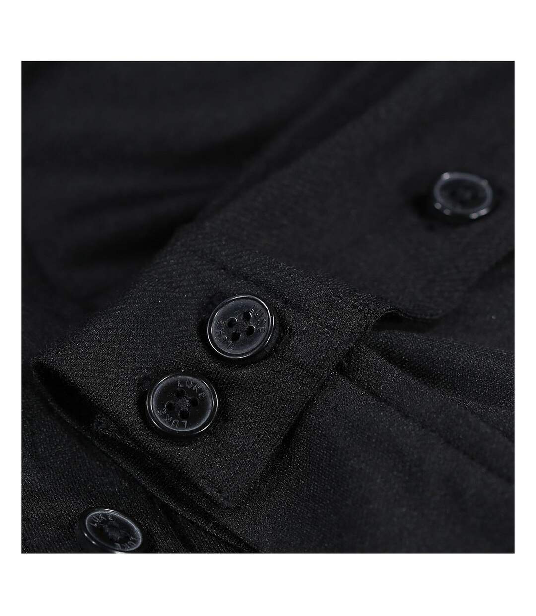 Chemise Mr Social Homme Noir Luke 1977-3