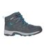 Womens/ladies Rapid Suede Waterproof Hiking Boots Grey Mountain Warehouse-1