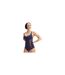 Maillot De Bain 1 Pièce Motif/style Floral Abstrait Femme Bleu Marine Rouge Floral Speedo-1