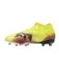Womens/ladies Future 8 Ultimate Wavy Lines Firm Ground Football Boots Yellow Puma-2