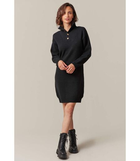 Robe pull à col boutonné HANIA