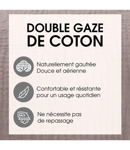 Parure de lit GAZGAZ double gaze de coton