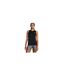 Womens/ladies Tech Solid Technical Vest Top Black White Under Armour-1