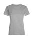 T-shirt Motif/style Logo Brodé Femme Gris Clair Chiné Tommy Hilfiger-2