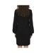 Robe Pull Noire Femme Jacqueline de Yong Rue - L