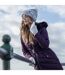 Ladies Fleece Lined Cuffed Thermal Winter Bobble Hat with Pom Pom-5