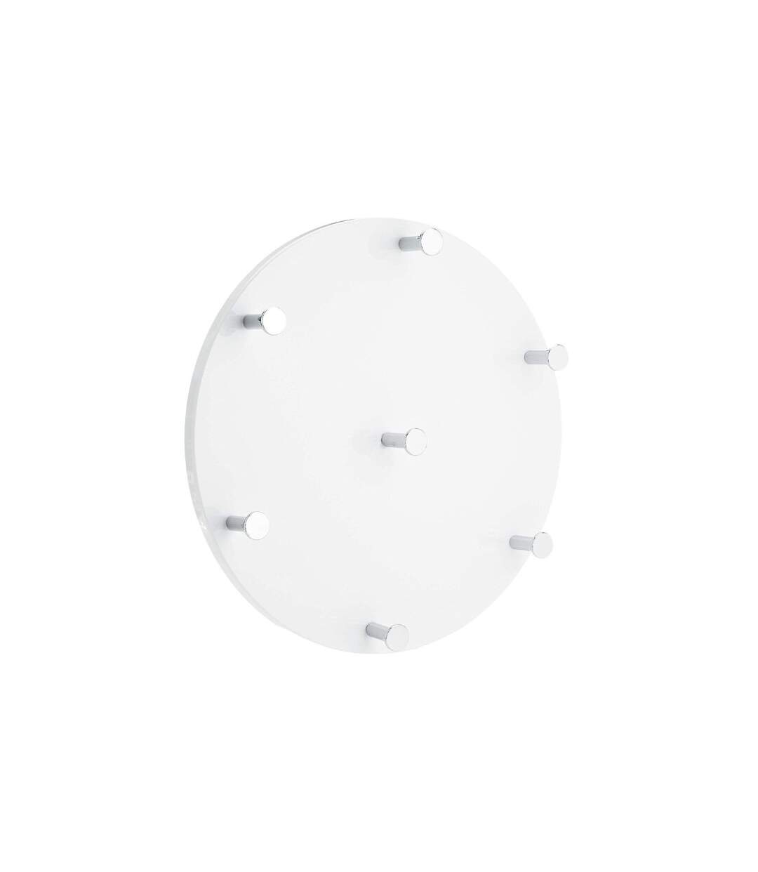 Patère Murale Ronde Kely 35cm Blanc-1