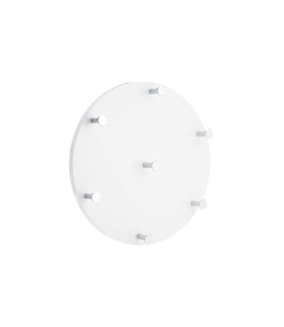 Patère Murale Ronde Kely 35cm Blanc