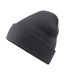 Bonnet Motif/style À Revers Original Graphite Beechfield-2