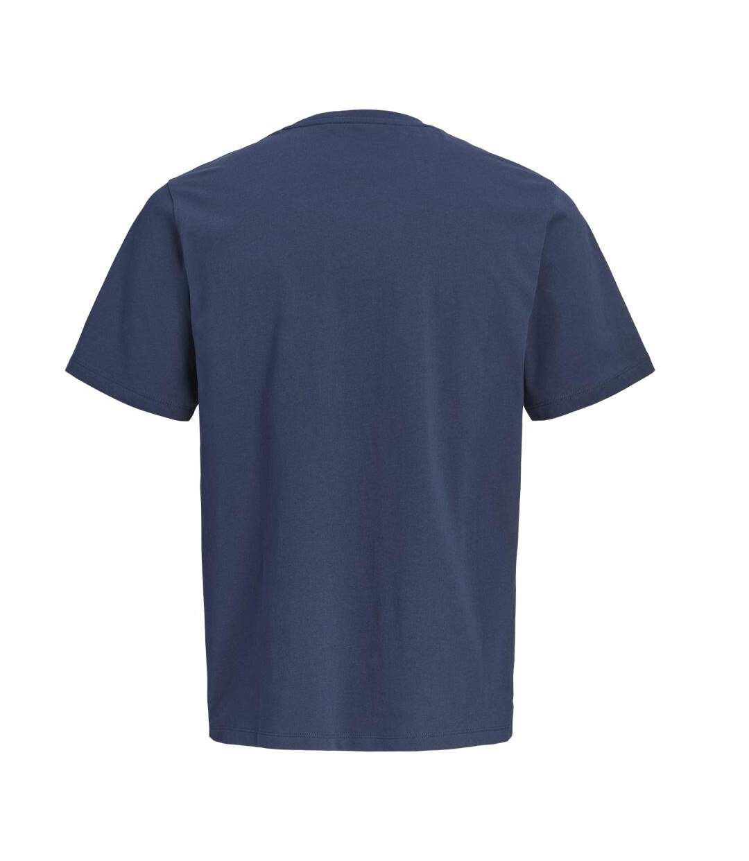 T-Shirt marine homme jack & jones jordog-2