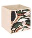 Lot de 6 boites de rangement LAURIA - L. 31 x l.31 x H. 31 cm - Beige-2