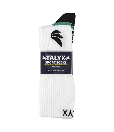 TALYX - Chaussettes Sport Compression Homme Grip Antidérapantes