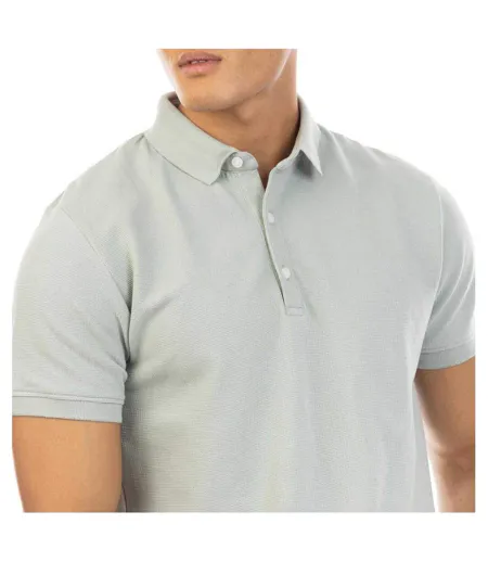 Mens Molton Regular Polo Shirt Grey Peter Werth
