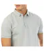 Mens Molton Regular Polo Shirt Grey Peter Werth-4