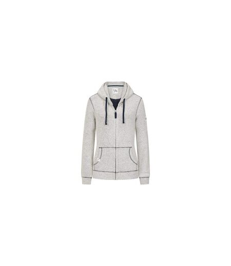Veste À Capuche Femme Gris Chiné Lazy Jacks