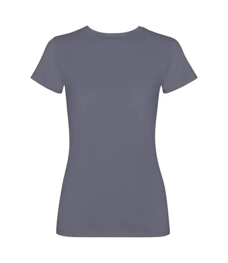 Womens/ladies Fiyi Short-sleeved T-shirt Dark Grey Roly