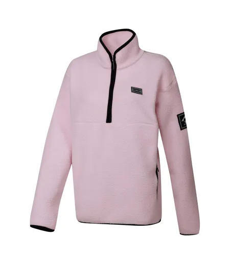 Womens/ladies Slide Out Fleece Top Pink Haze Dare 2B