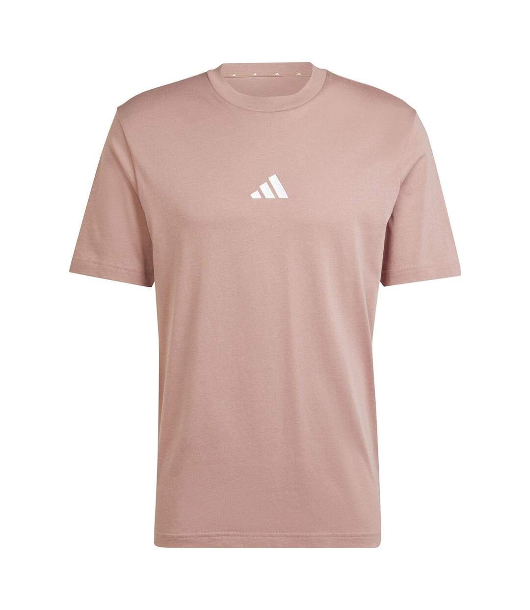 T-shirt Motif/style Logo Essentials Homme Beige Rose Adidas-2