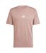 T-shirt Motif/style Logo Essentials Homme Beige Rose Adidas-2