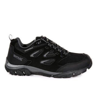 Regatta Mens Holcombe IEP Low Hiking Boots (Black/Granite) - UTRG3659