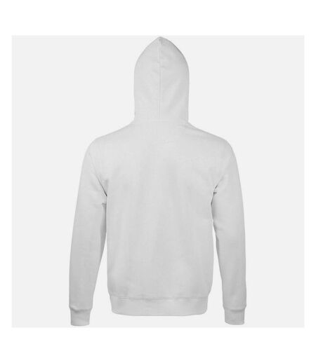 SOLS Mens Spike Full Zip Hooded Sweatshirt (White) - UTPC4105