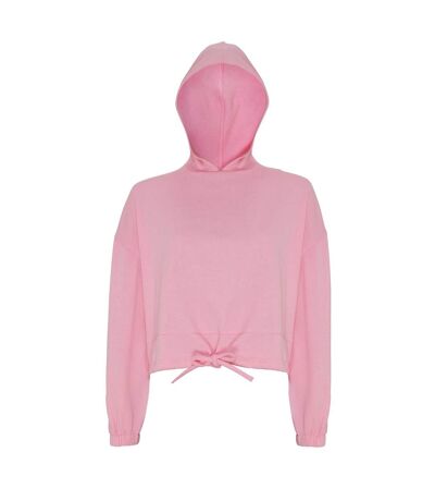 Sweat À Capuche Femme Rose Clair TriDri