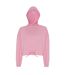 Sweat À Capuche Femme Rose Clair TriDri-1